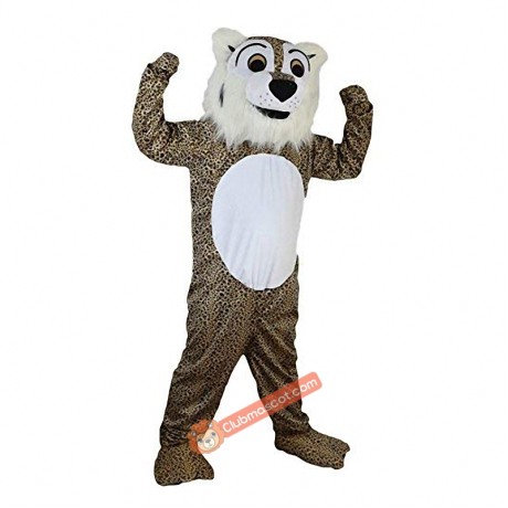 Jaguar Leopard Panther Cartoon Mascot Costume, Jaguar Leopard Panther Cartoon Costume