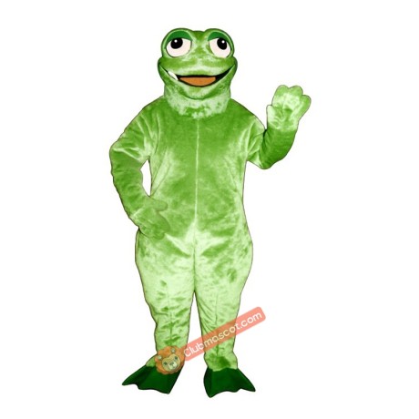 Jaunty Frog Mascot Costume, Jaunty Frog Costume