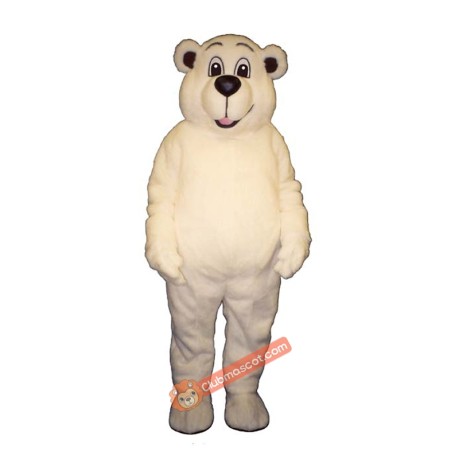 Johnnie Polar Bear Mascot Costume, Johnnie Polar Bear Costume