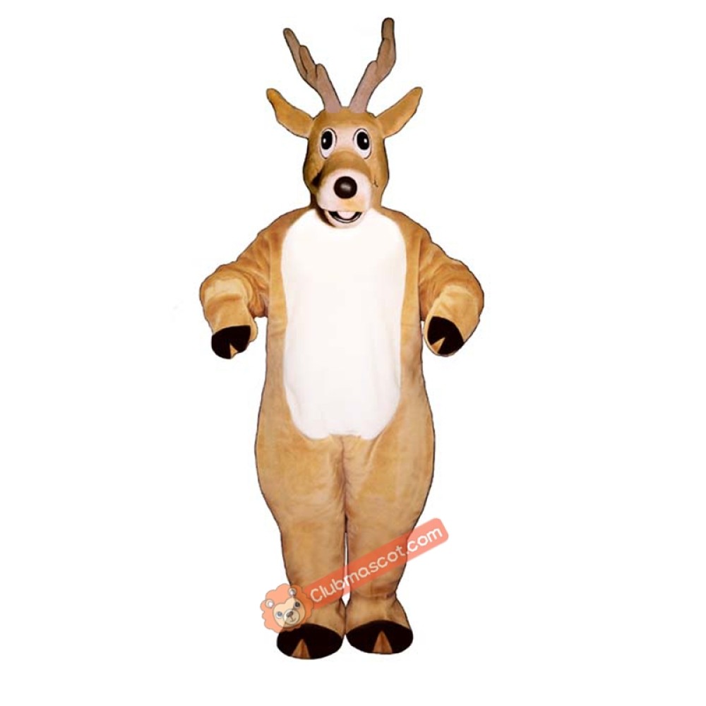 Jolly Reindeer Mascot Costume, Jolly Reindeer Costume