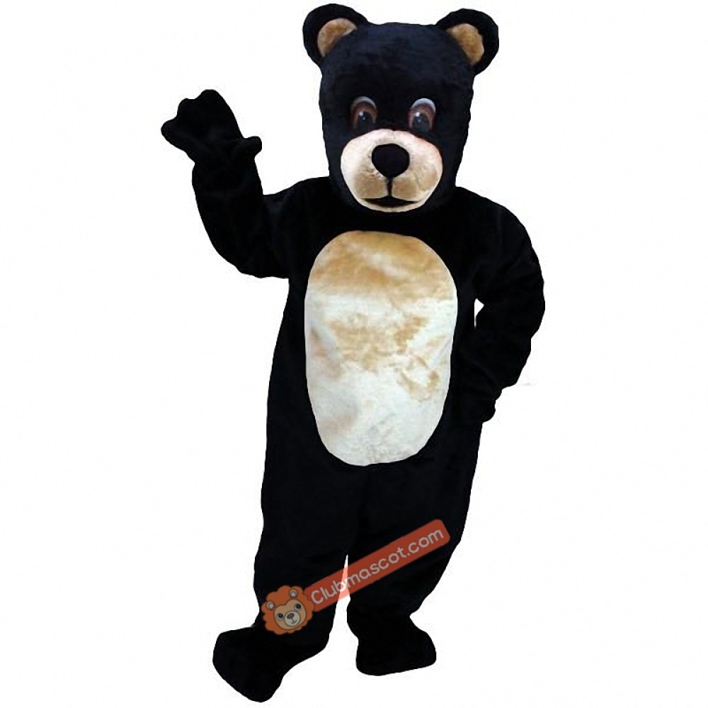 Jr Black Bear Lightweight Mascot Costume, Jr Black Bear Costume