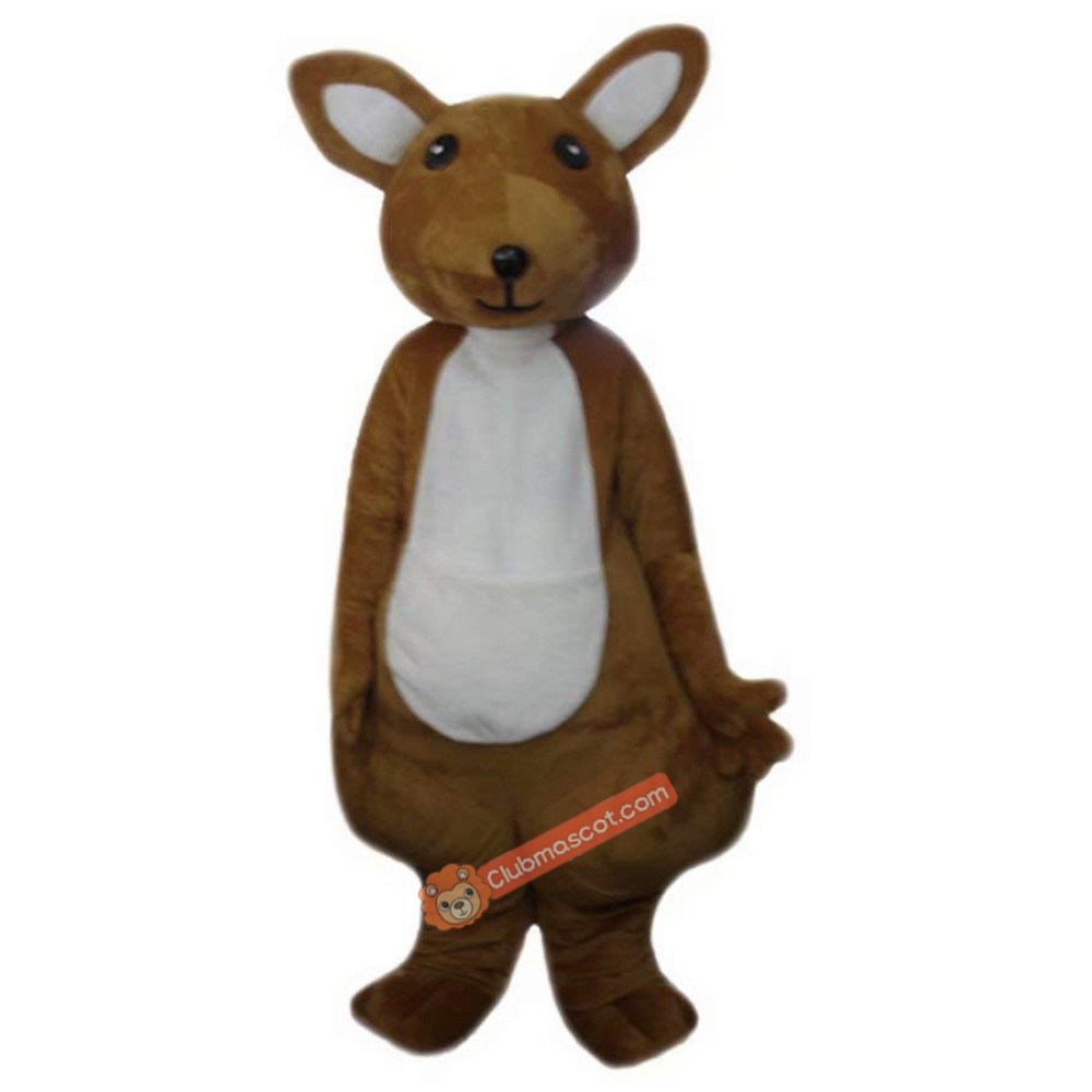 Kangaroo Cartoon Mascot Costume, Kangaroo Cartoon Costume