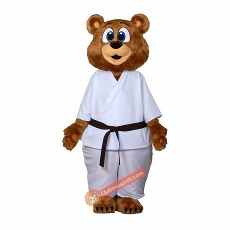 Karate bear Mascot Costume, Karate bear Costume