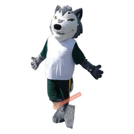 Keuka College Wolf Mascot Costume, Keuka College Wolf Costume