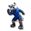 College Power Husky Dog Mascot Costume