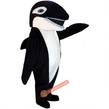 Killer Whale Lightweight Mascot Costume, Killer Whale Costume