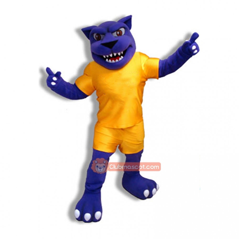 Happy Panther Mascot Costume High Quality 