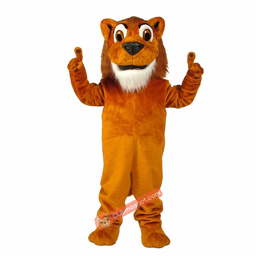 Larry Lion Mascot Costume, Larry Lion Costume