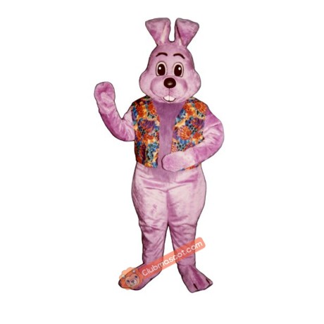 Lavender Louie Vest Mascot Costume, Lavender Louie Vest Costume