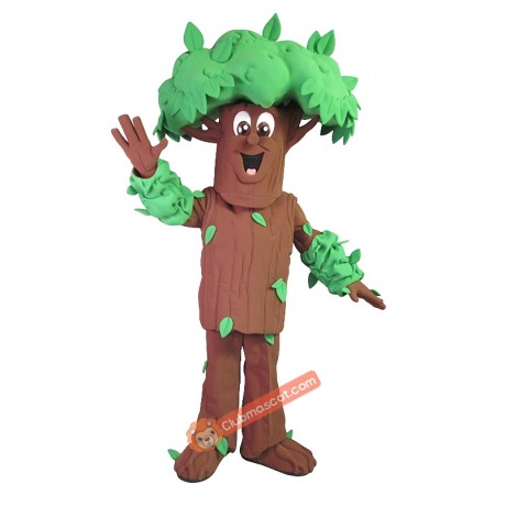 Leafy the Tree Mascot Costume, Leafy the Tree Costume