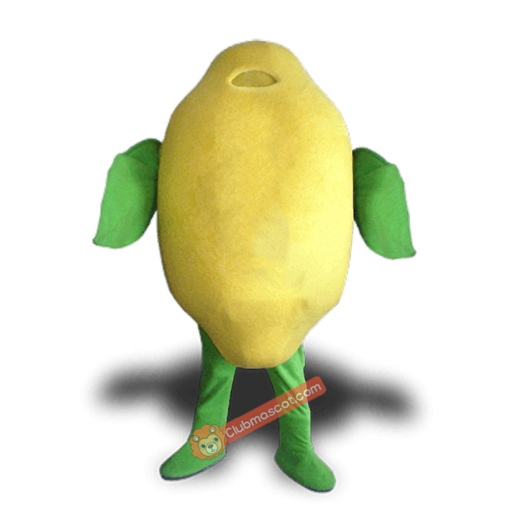 Lemon Character Mascot Costume, Lemon Character Costume