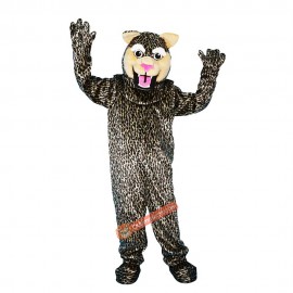 Leopard Panther Cartoon Mascot Costume, Leopard Panther Cartoon Costume