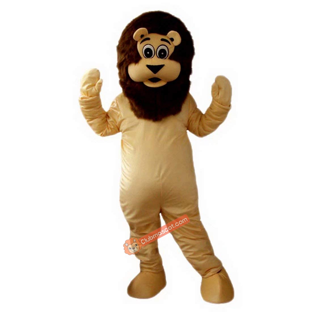 Lion Cartoon Mascot Costume, Lion Cartoon Costume