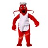 Lobster Palinuridae Chef Cook Mascot Costume, Lobster Palinuridae Chef Cook Costume