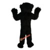 Long Hair Black Bear Cartoon Mascot Costume, Long Hair Black Bear Cartoon Costume