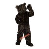 Long Hair Black Bear Cartoon Mascot Costume, Long Hair Black Bear Cartoon Costume