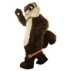 Long-Haired Squirrel Cartoon Mascot Costume, Long-Haired Squirrel Cartoon Costume