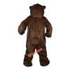 Longhair Brown Bear Cartoon Mascot Costume, Longhair Brown Bear Cartoon Costume