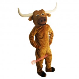 Longhorn Cattle Ankole-Watusi Mascot Costume, Longhorn Cattle Ankole-Watusi Costume