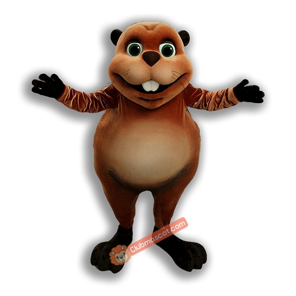 Lovely Beaver Mascot Costume, Lovely Beaver Costume