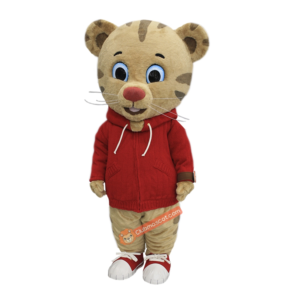 Lovely Daniel Tiger Mascot Costume, Lovely Daniel Tiger Costume