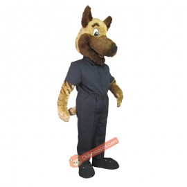 Lovely Police Dog Mascot Costume, Lovely Police Dog Costume