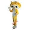 Lovely Yellow Cat Cartoon Mascot Costume, Lovely Yellow Cat Cartoon Costume