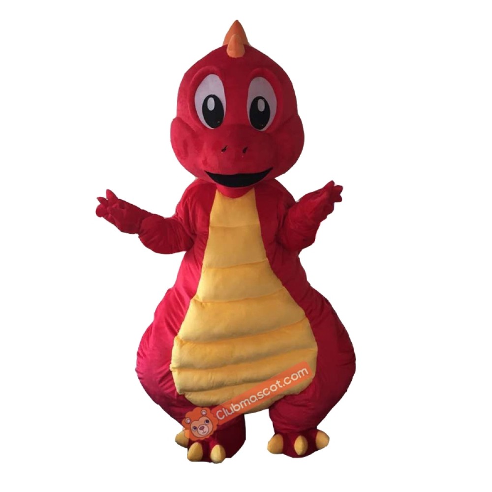 Lovly Dragon Dinosaur Mascot Costume, Lovly Dragon Dinosaur Costume