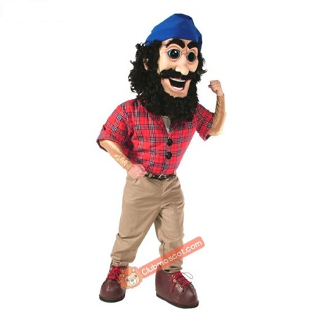 Lumberjack Mascot Costume, Lumberjack Costume