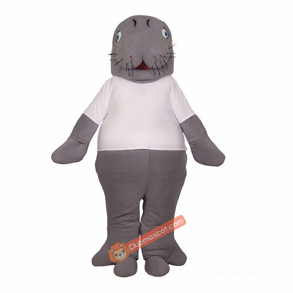 Manatee Mascot Costume, Manatee Costume