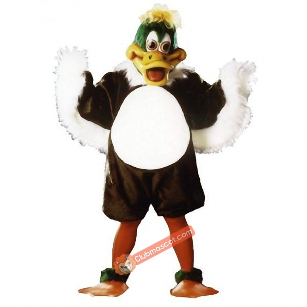 Melvin the Mallard Duck Mascot Costume, Mallard Duck Costume