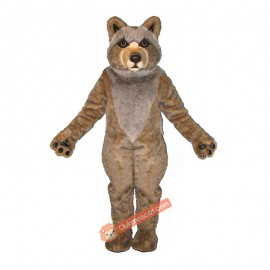 Mexican Grey Wolf Mascot Costume, Mexican Grey Wolf Costume