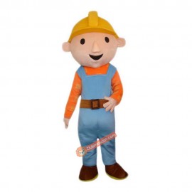 Miner Coalman Cartoon Mascot Costume, Miner Coalman Cartoon Costume