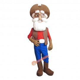 Miner Jim Mascot Costume, Miner Jim Costume