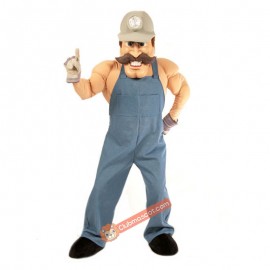 Miner Mascot Costume, Miner Costume