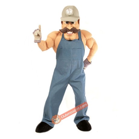 Miner Mascot Costume, Miner Costume