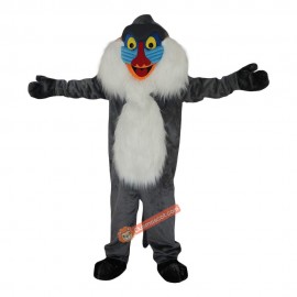 Monkey Simian Ape Cartoon Mascot Costume, Monkey Simian Ape Cartoon Costume