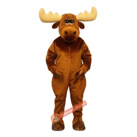 Moony Moose Mascot Costume, Moony Moose Costume