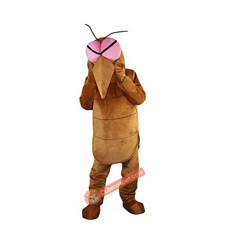 Mosquito Cartoon Mascot Costume, Mosquito Cartoon Costume