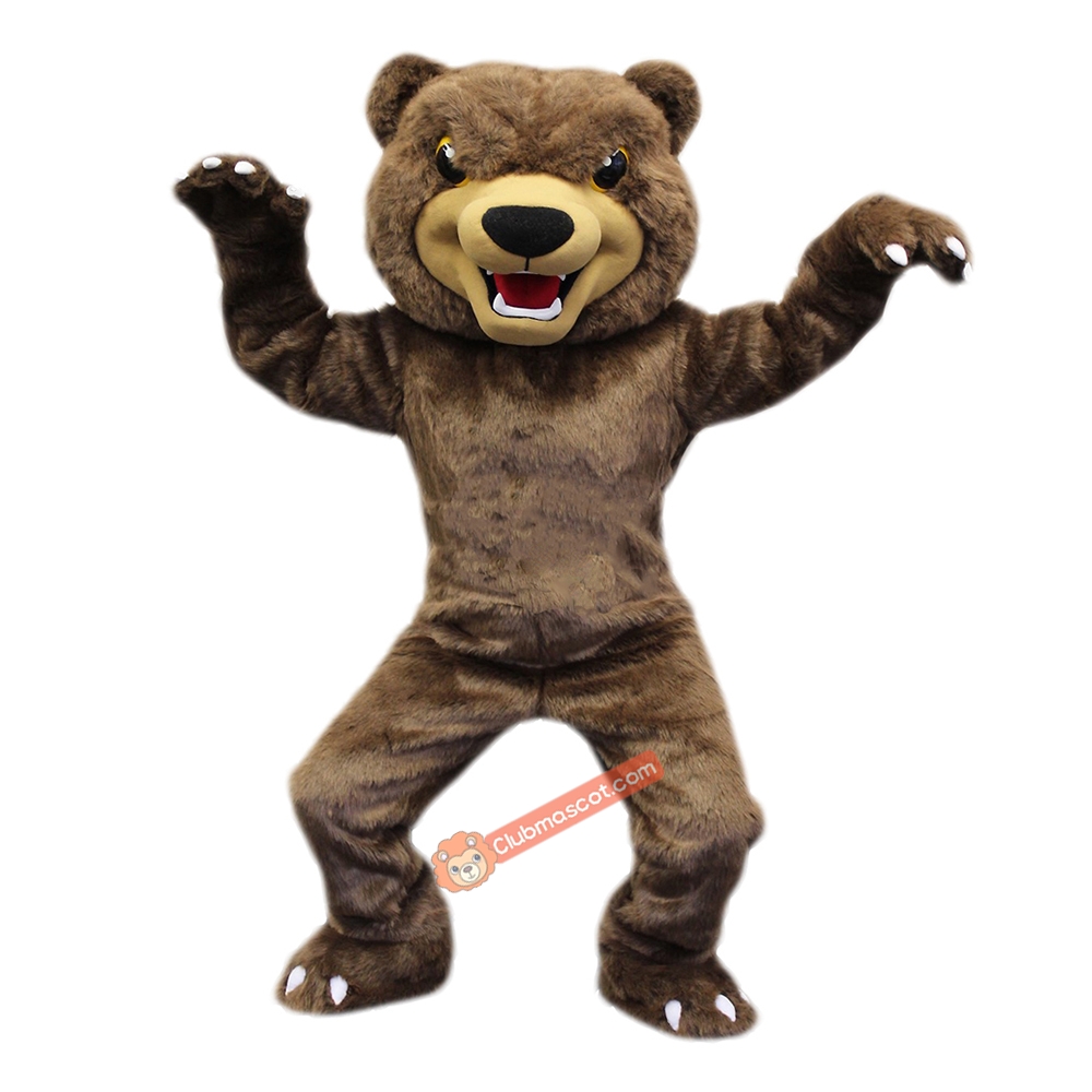 Mountain View High Bear Mascot Costume, Mountain View High Bear Costume