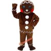 Mr. Gingerbread Lightweight Mascot Costume, Mr. Gingerbread Costume