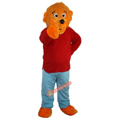 Mr. Orange Bear Mascot Costume, Mr. Orange Bear Costume