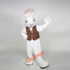 Mr. White Bunny Mascot Costume, Mr. White Bunny Costume