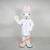 Mrs. White Bunny Mascot Costume, Mrs. White Bunny Costume