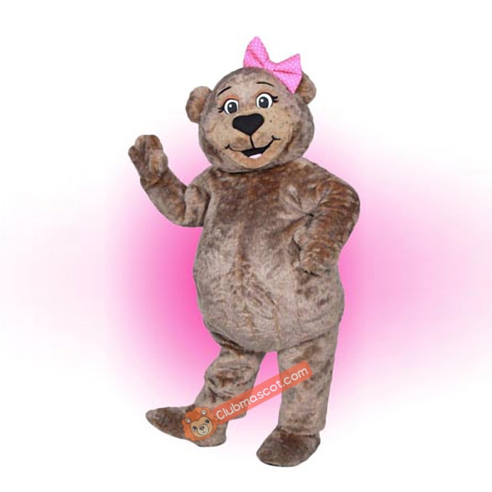 Ms Bear Mascot Costume, Ms Bear Costume