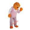 Ms. Orange Bear Mascot Costume, Ms. Orange Bear Costume