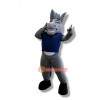 College Grey Mustang Mascot Costume