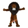 Muscle Lion Cartoon Mascot Costume, Muscle Lion Cartoon Costume