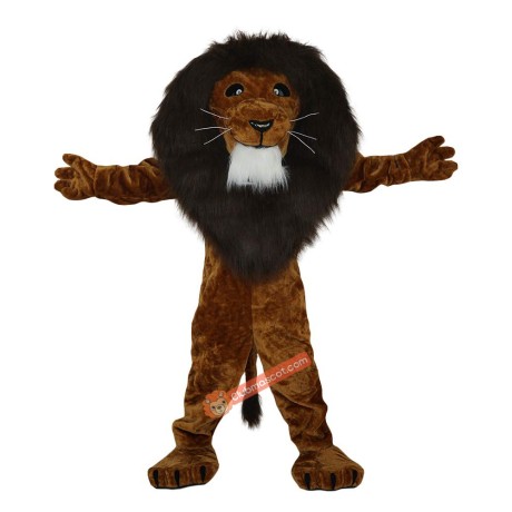 Muscle Lion Cartoon Mascot Costume, Muscle Lion Cartoon Costume