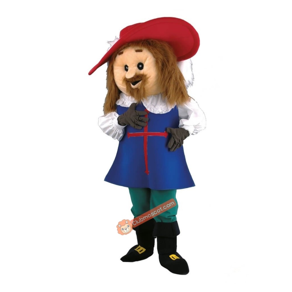 Musketeer D'Artagnan Mascot Costumes, Musketeer D'Artagnan Costumes